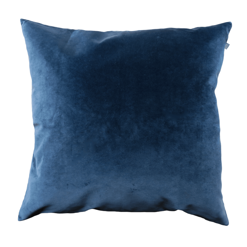 Large Velvet Cushion - Navy - Sabba Designs