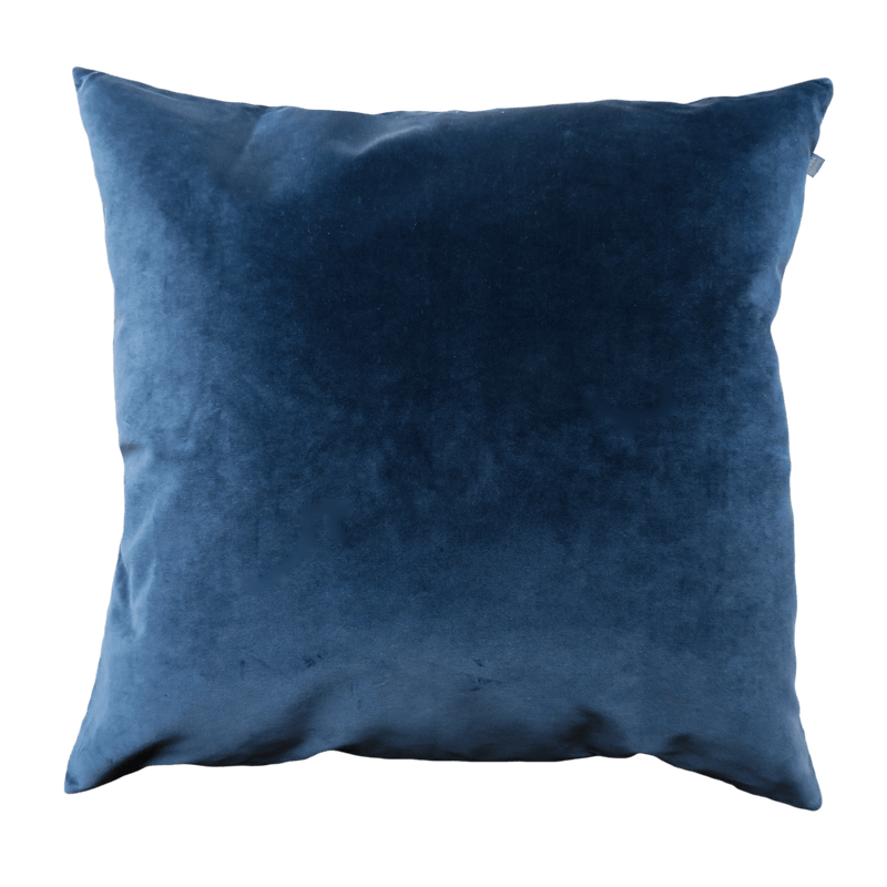 Large navy velvet deals cushion