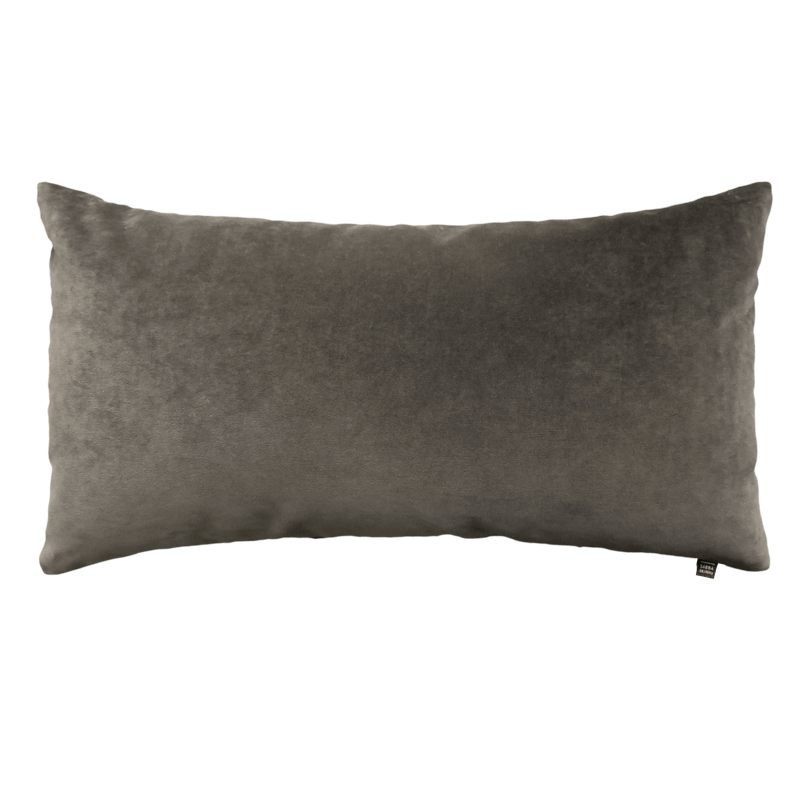 Long Velvet Cushion - Taupe - Sabba Designs