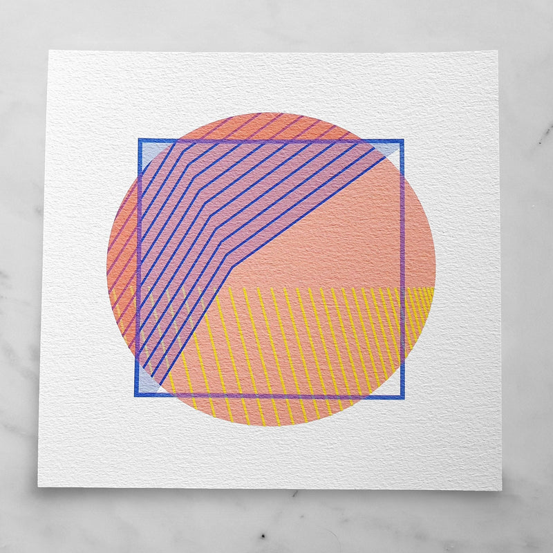 Kunstdruck - Rhythmic No.2 - Sabba Designs - luxuriöses Kunstdruckpapier aus 100% Baumwolle