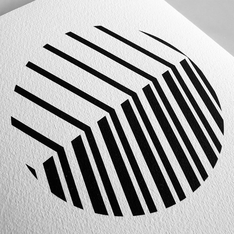 Kunstdruck - Tempo No.2 - Sabba Designs - luxuriöses Kunstdruckpapier aus 100% Baumwolle